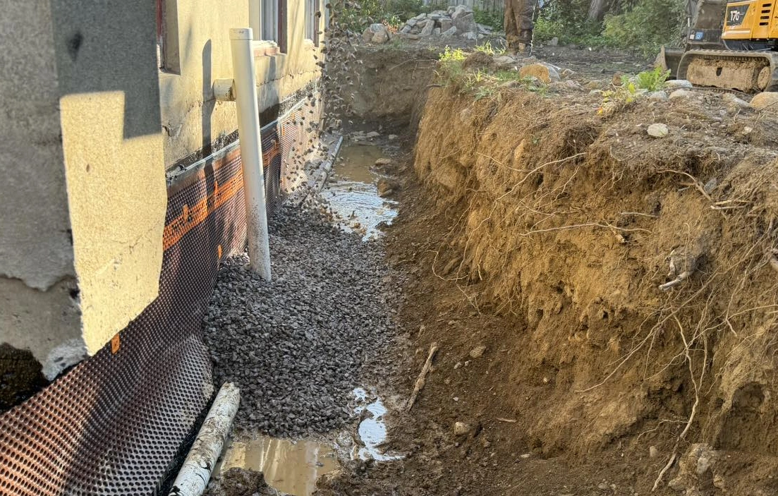 Image d'une excavation faite par groupe duhamel
