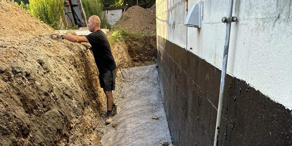 Image d'une excavation en cours faite par groupe duhamel